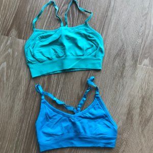 Turquoise & Teal Sports Bras
